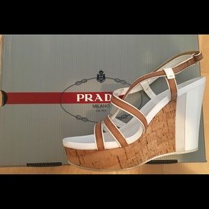 Prada wedge sandals